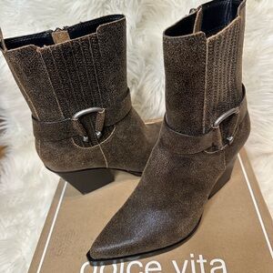 Dolce Vita Brown Ankle Boots